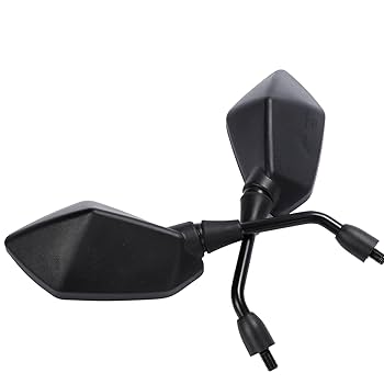 Amazon | nakira カスタム バイク ミラー 汎用 10mm 左右2本